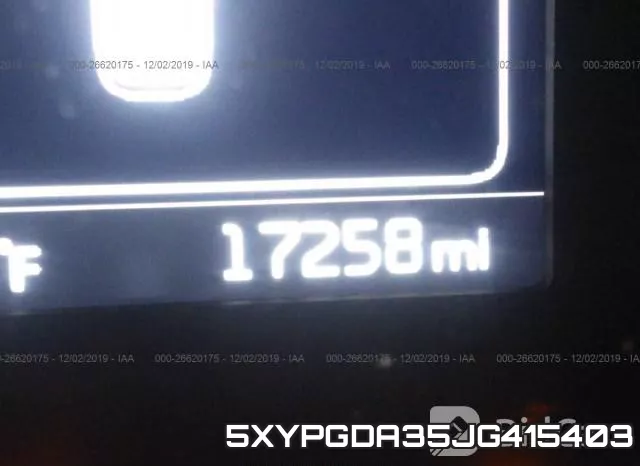 5XYPGDA35JG415403 фото 8