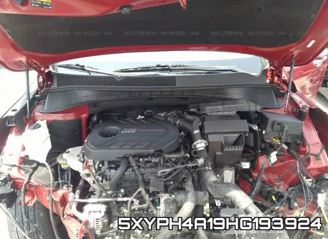 5XYPH4A19HG193924 фото 2