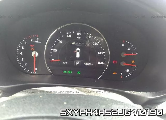 5XYPH4A52JG410190 фото 8