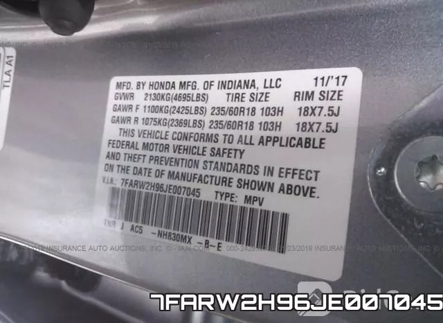 7FARW2H96JE007045 фото 10