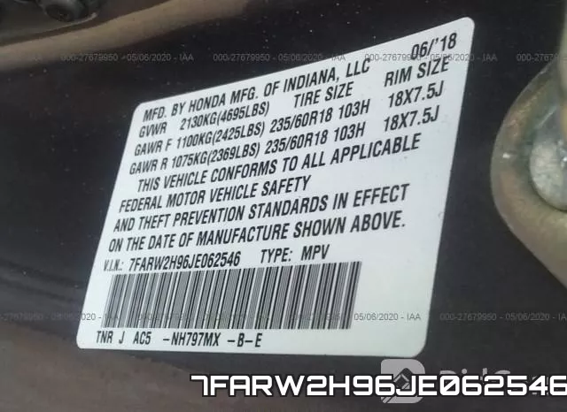7FARW2H96JE062546 фото 10