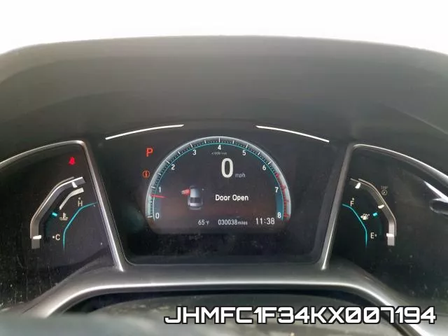JHMFC1F34KX007194 фото 9