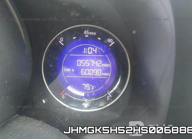 JHMGK5H52HS006886 фото 8
