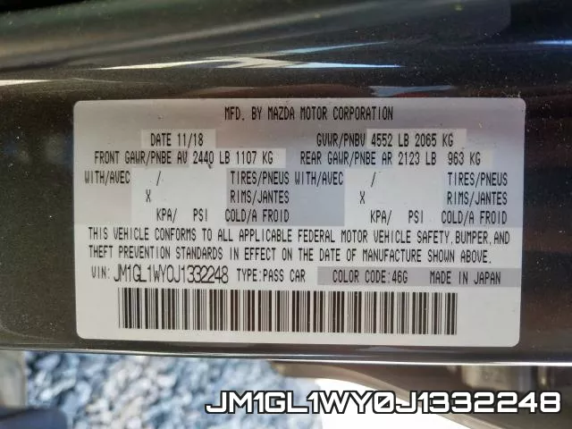 JM1GL1WY0J1332248 фото 2