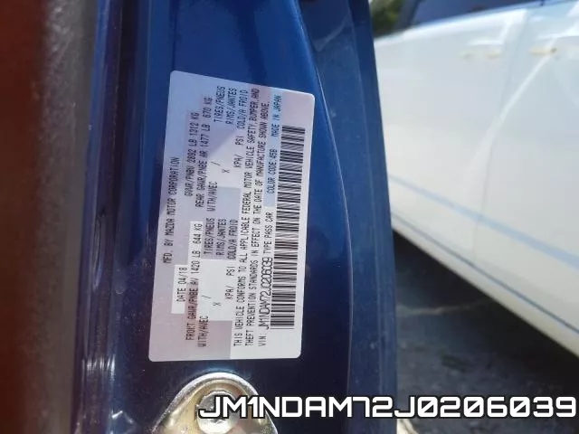 JM1NDAM72J0206039 фото 2
