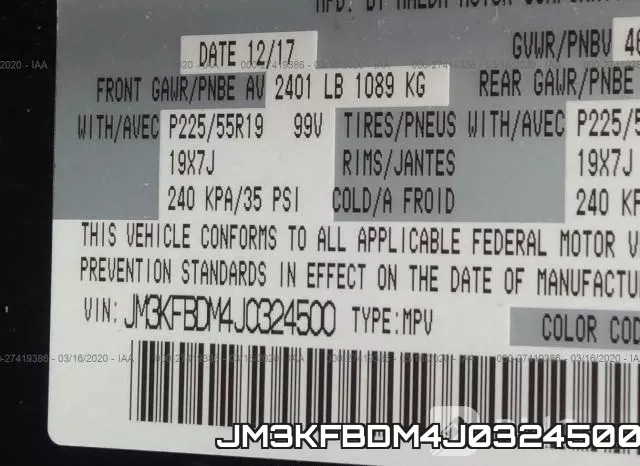 JM3KFBDM4J0324500 фото 10
