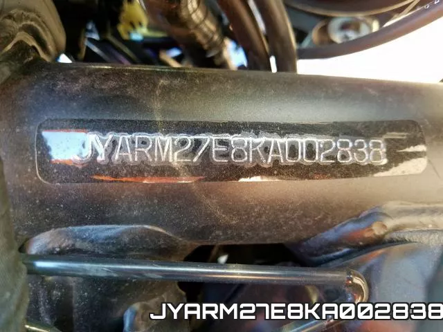 JYARM27E8KA002838 фото 2