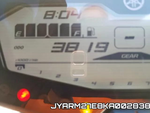 JYARM27E8KA002838 фото 9