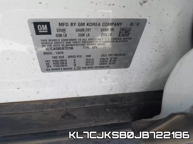 KL7CJKSB0JB722186 фото 2
