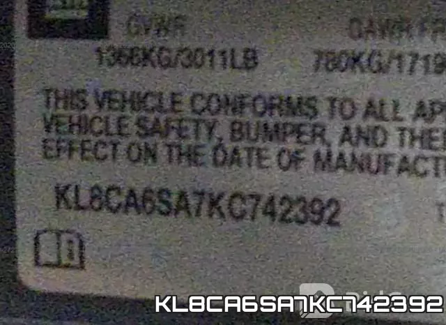 KL8CA6SA7KC742392 фото 10