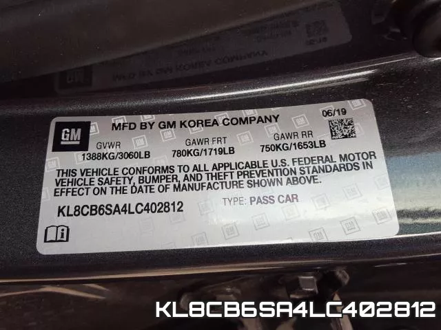 KL8CB6SA4LC402812 фото 2