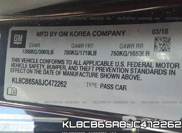 KL8CB6SA8JC472262 фото 10