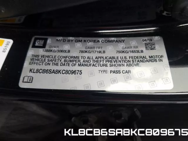 KL8CB6SA8KC809675 фото 2