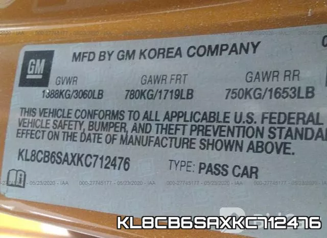KL8CB6SAXKC712476 фото 10