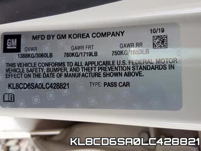 KL8CD6SA0LC428821 фото 2