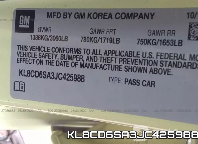 KL8CD6SA3JC425988 фото 10
