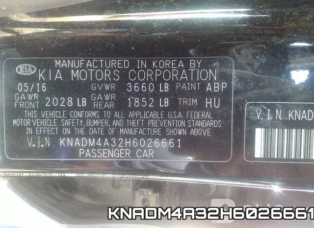 KNADM4A32H6026661 фото 10
