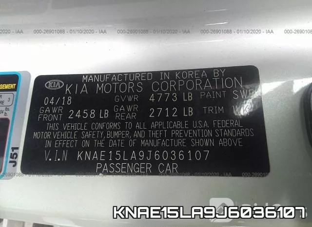 KNAE15LA9J6036107 фото 10