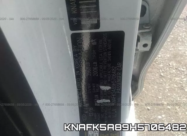KNAFK5A89H5706482 фото 10