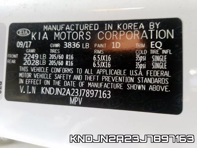 KNDJN2A23J7897163 фото 2