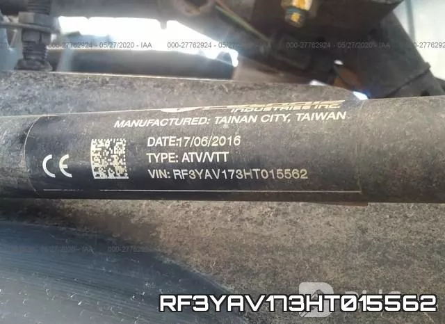 RF3YAV173HT015562 фото 2
