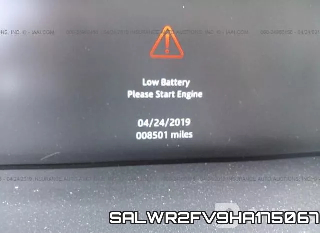 SALWR2FV9HA175067 фото 8