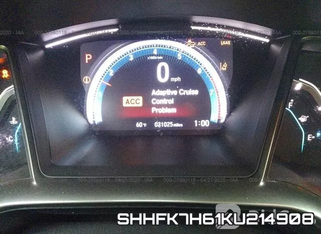 SHHFK7H61KU214908 фото 8