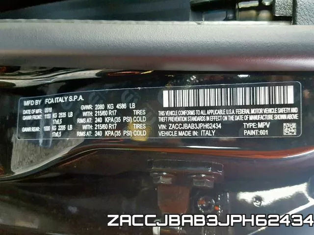ZACCJBAB3JPH62434 фото 2