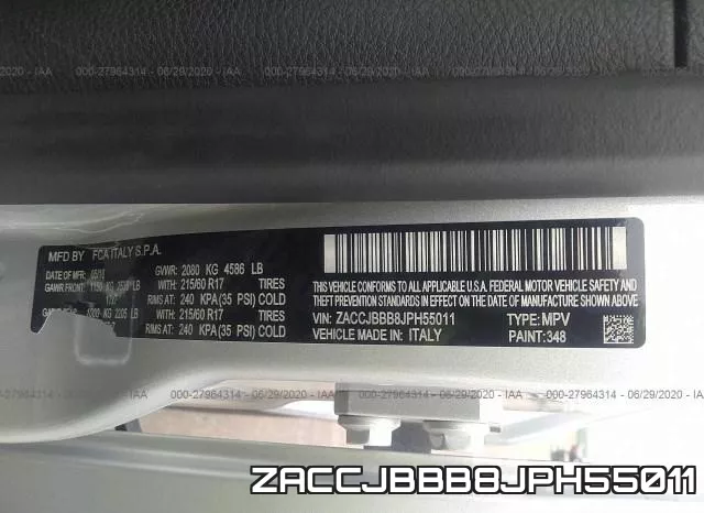 ZACCJBBB8JPH55011 фото 10