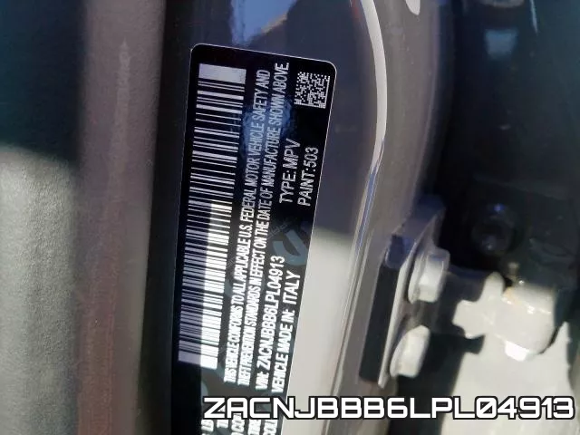 ZACNJBBB6LPL04913 фото 2