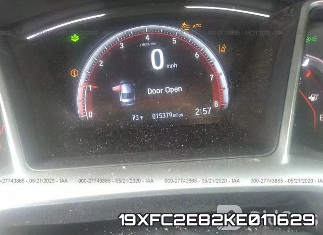 19XFC2E82KE017629 фото 8
