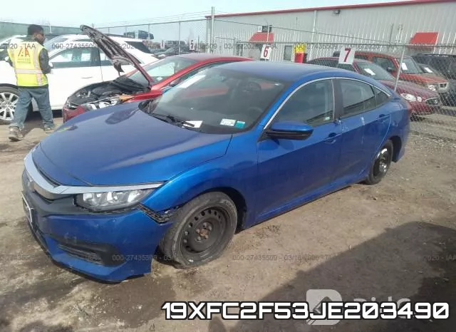 19XFC2F53JE203490 фото 3