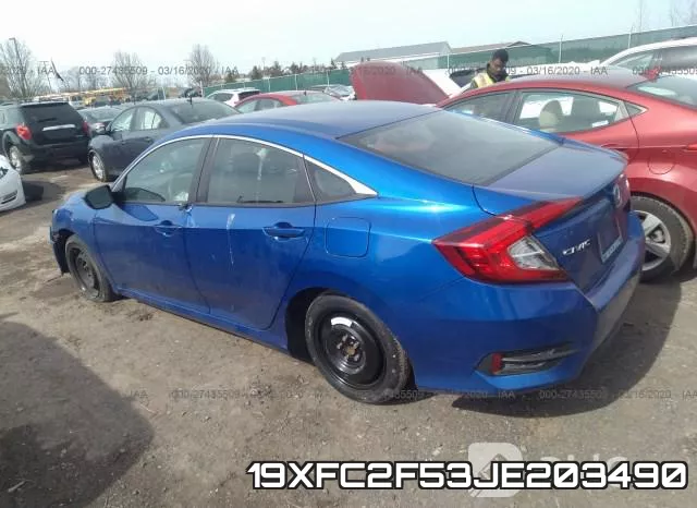 19XFC2F53JE203490 фото 4