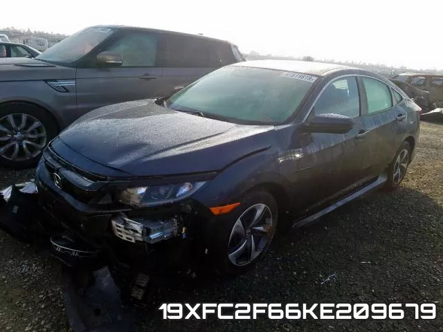 19XFC2F66KE209679 фото 3