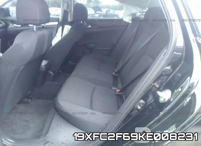 19XFC2F69KE008231 фото 9