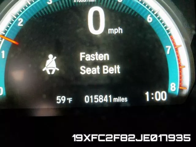 19XFC2F82JE017935 фото 9
