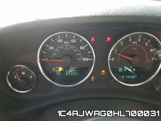 1C4AJWAG0HL700031 фото 9