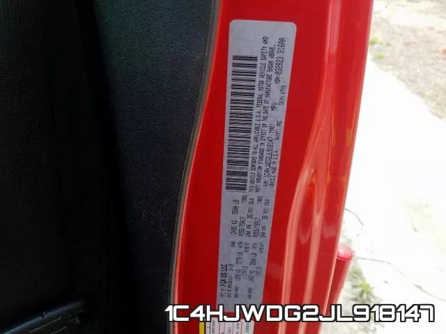 1C4HJWDG2JL918147 фото 2