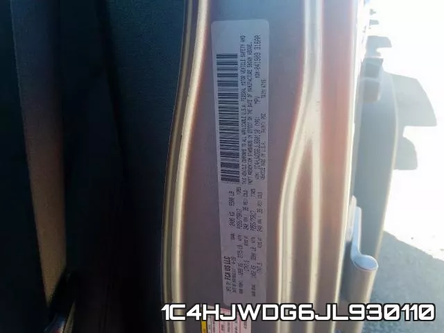 1C4HJWDG6JL930110 фото 2