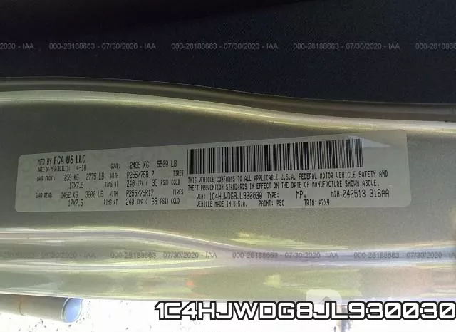 1C4HJWDG8JL930030 фото 10