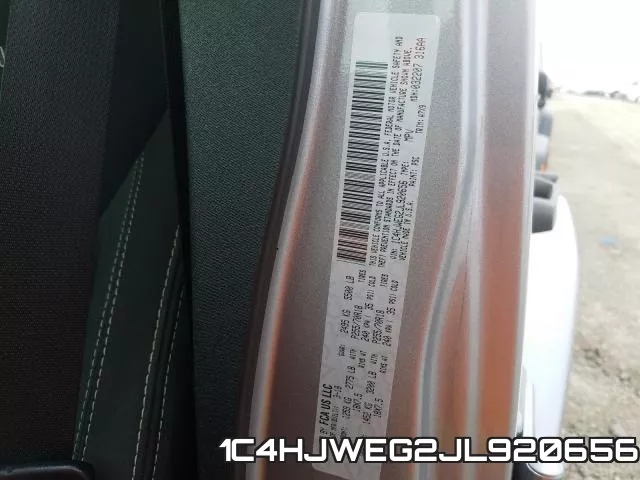 1C4HJWEG2JL920656 фото 2