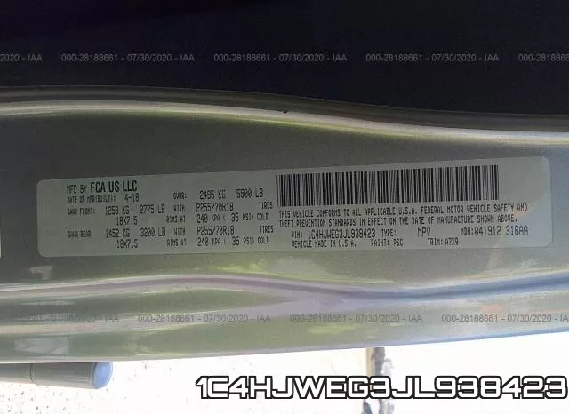 1C4HJWEG3JL938423 фото 10