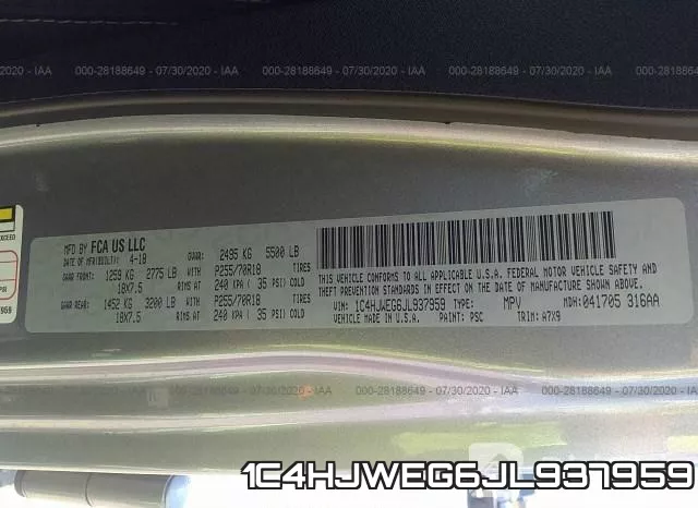 1C4HJWEG6JL937959 фото 10