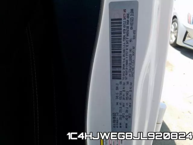 1C4HJWEG8JL920824 фото 2