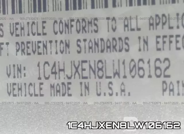 1C4HJXEN8LW106162 фото 10