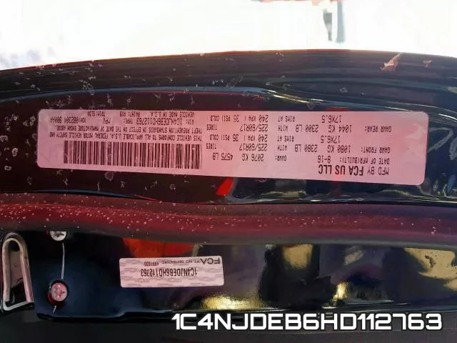 1C4NJDEB6HD112763 фото 2