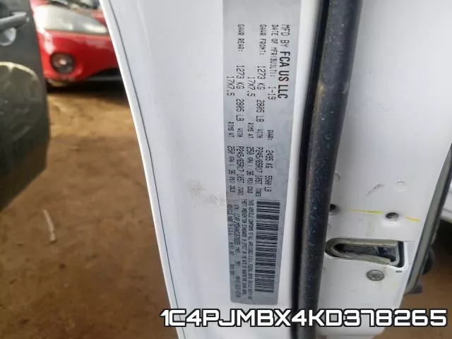 1C4PJMBX4KD378265 фото 2