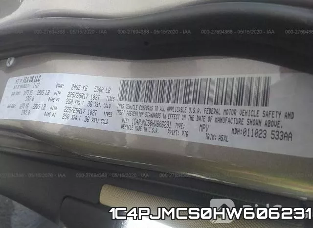 1C4PJMCS0HW606231 фото 10
