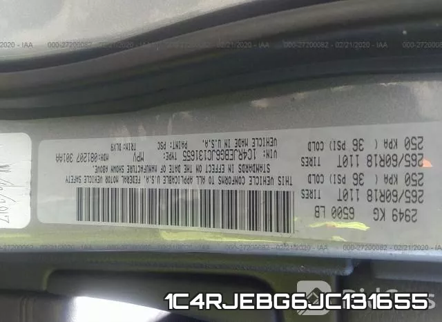 1C4RJEBG6JC131655 фото 10