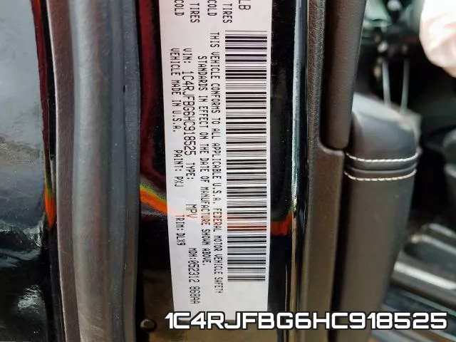 1C4RJFBG6HC918525 фото 2